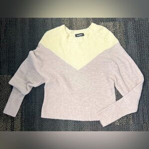 Express Womens Colorblock Dolman Sleeve Sweater- Size Medium NWOT